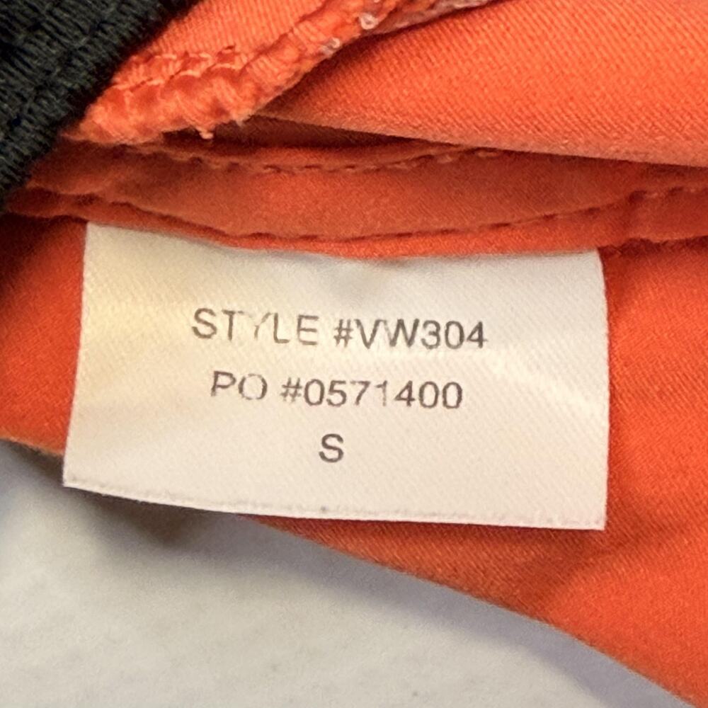 Vuori Shorts Womens Small Orange The Rise The Shine Lined Running Athletic VW304 - Picture 15 of 16